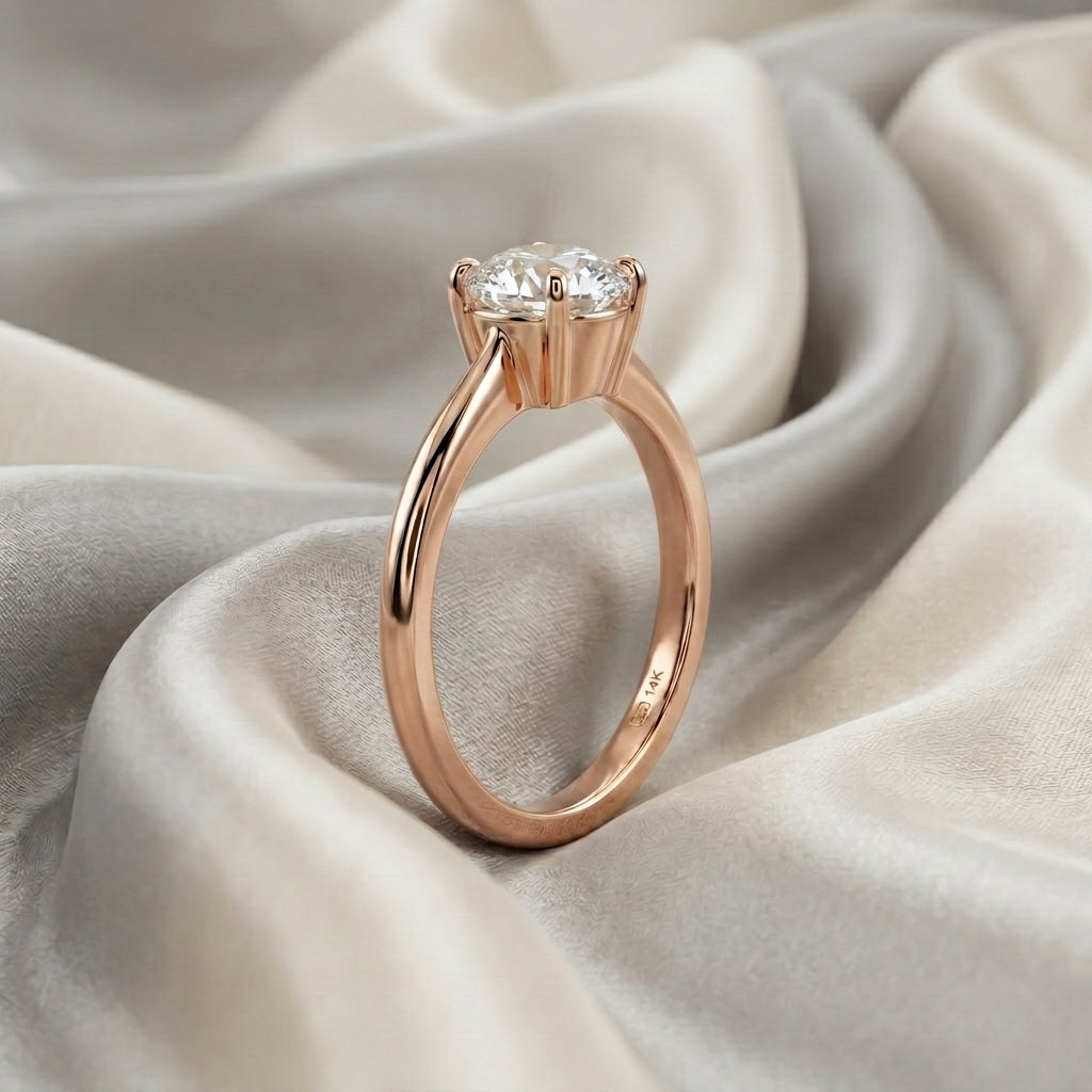Natural White Topaz The Ever Ring in 925 Sterling Silver