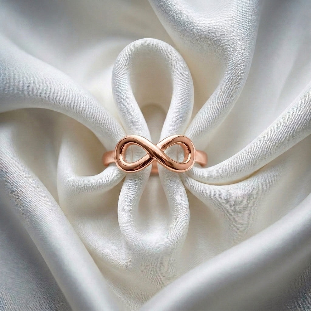 The Infinity Ring in 925 Sterling Silver