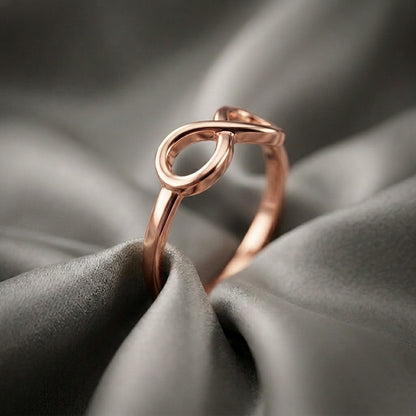 The Infinity Ring in 925 Sterling Silver