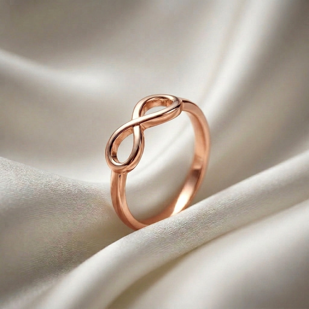 The Infinity Ring in 925 Sterling Silver