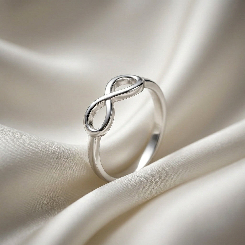 The Infinity Ring in 925 Sterling Silver