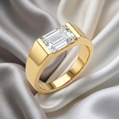 Natural White Topaz Prestige Ring in 925 Sterling Silver