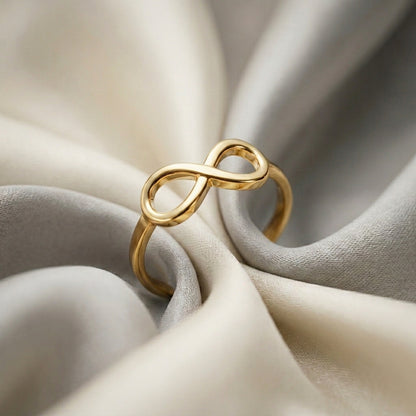 The Infinity Ring in 925 Sterling Silver