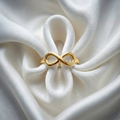 The Infinity Ring in 925 Sterling Silver