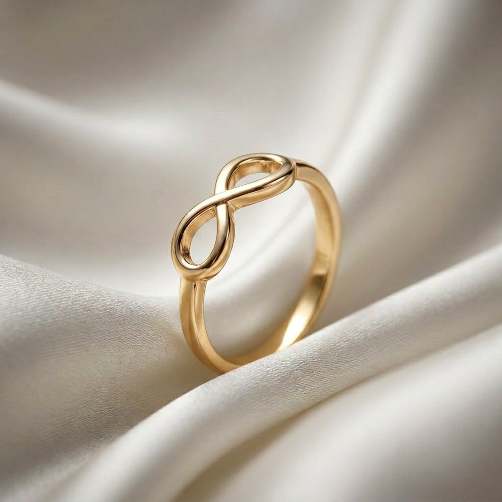 The Infinity Ring in 925 Sterling Silver
